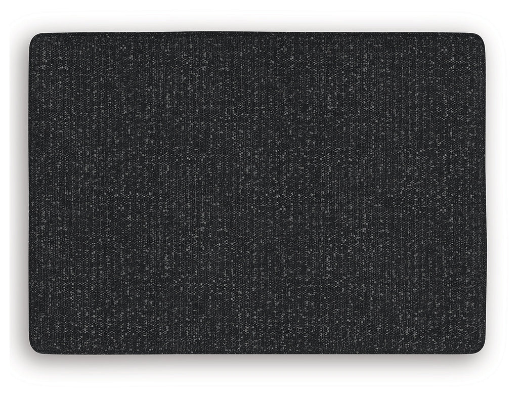 Jasmine Peaks Coal Ottoman