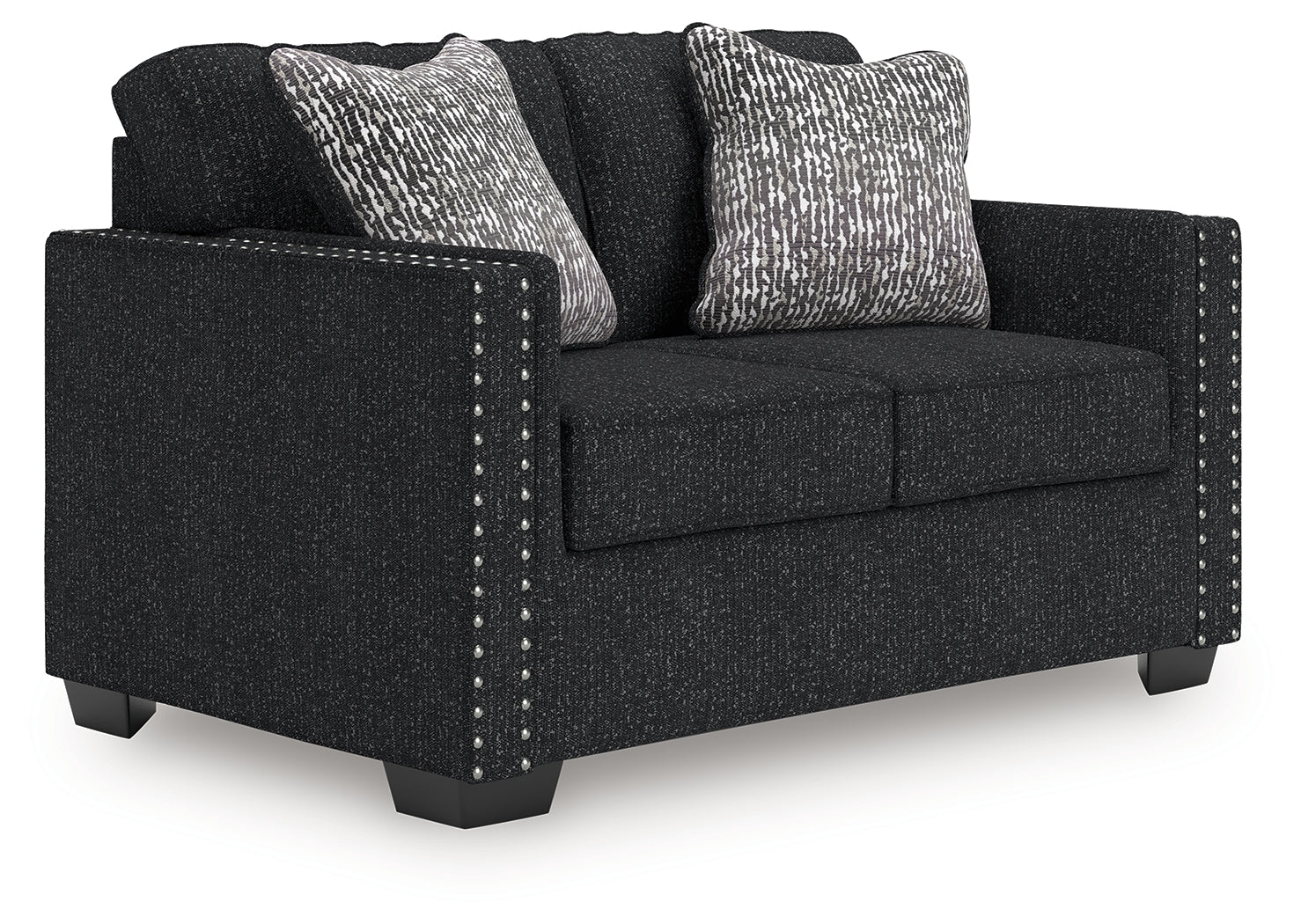 Jasmine Peaks Coal Sofa and Loveseat