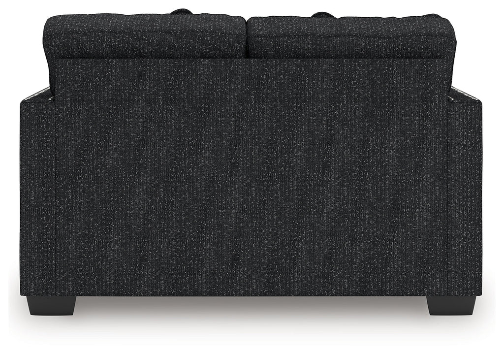 Jasmine Peaks Coal Sofa and Loveseat