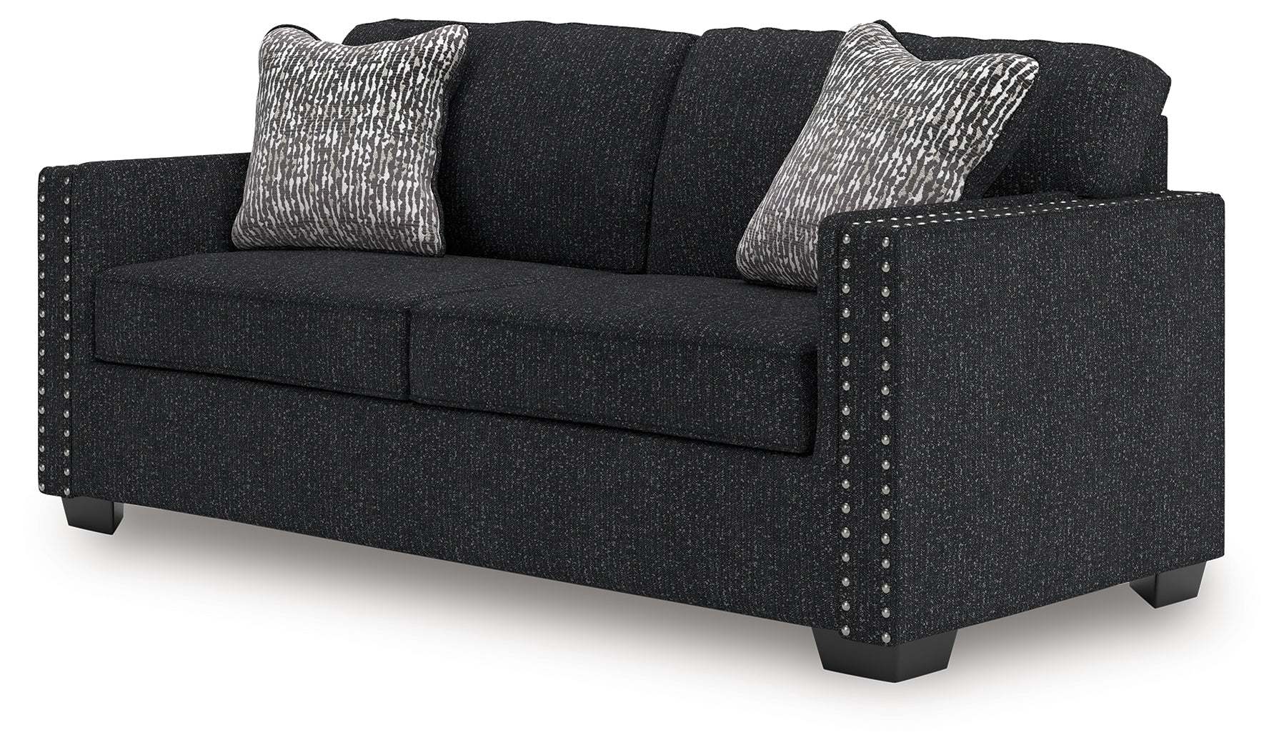 Jasmine Peaks Coal Sofa and Loveseat