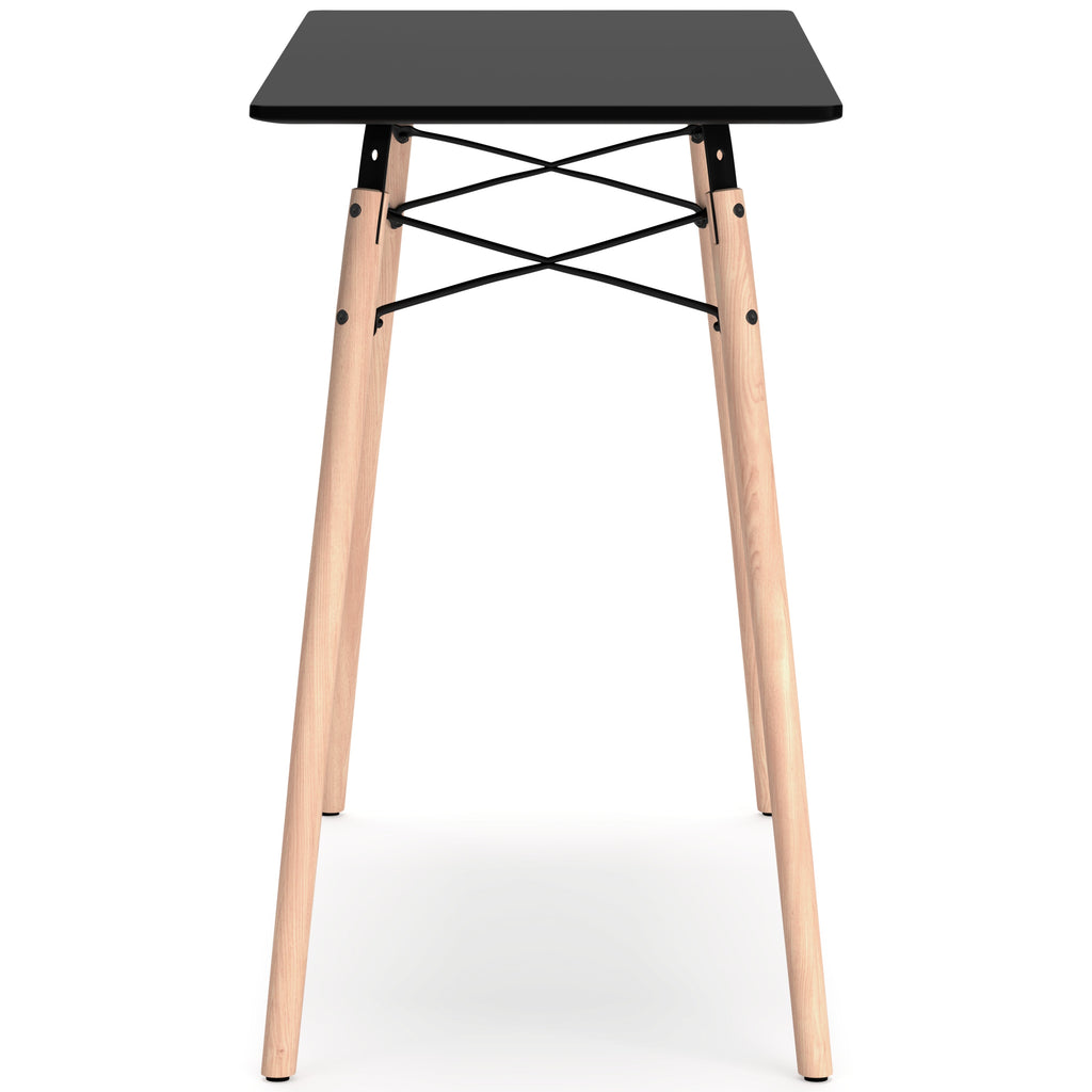 Jaspeni Black/Natural Home Office Desk