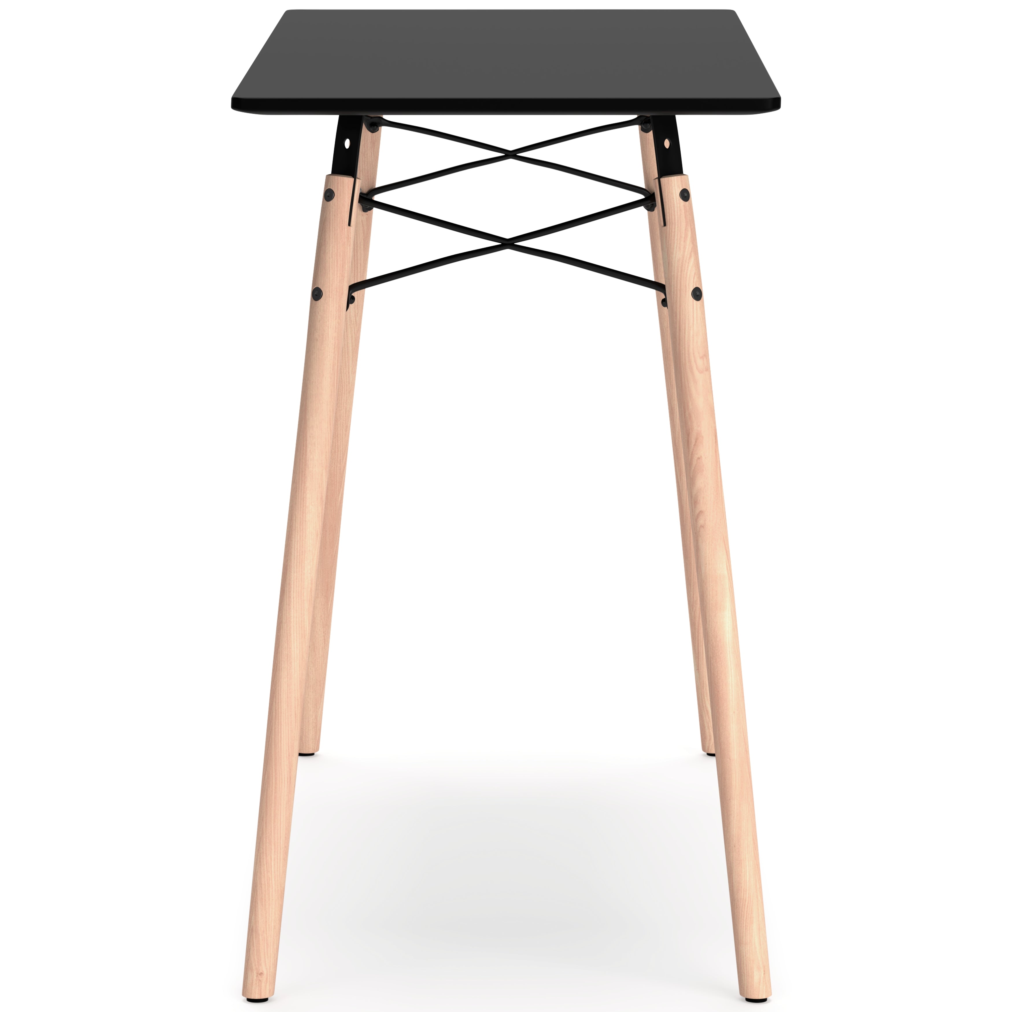 Jaspeni Black/Natural Home Office Desk