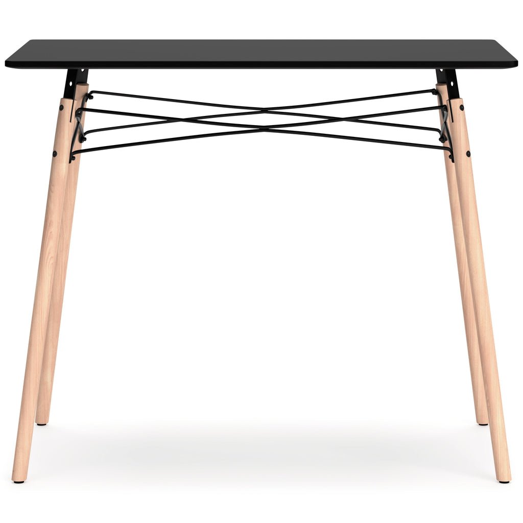 Jaspeni Black/Natural Home Office Desk