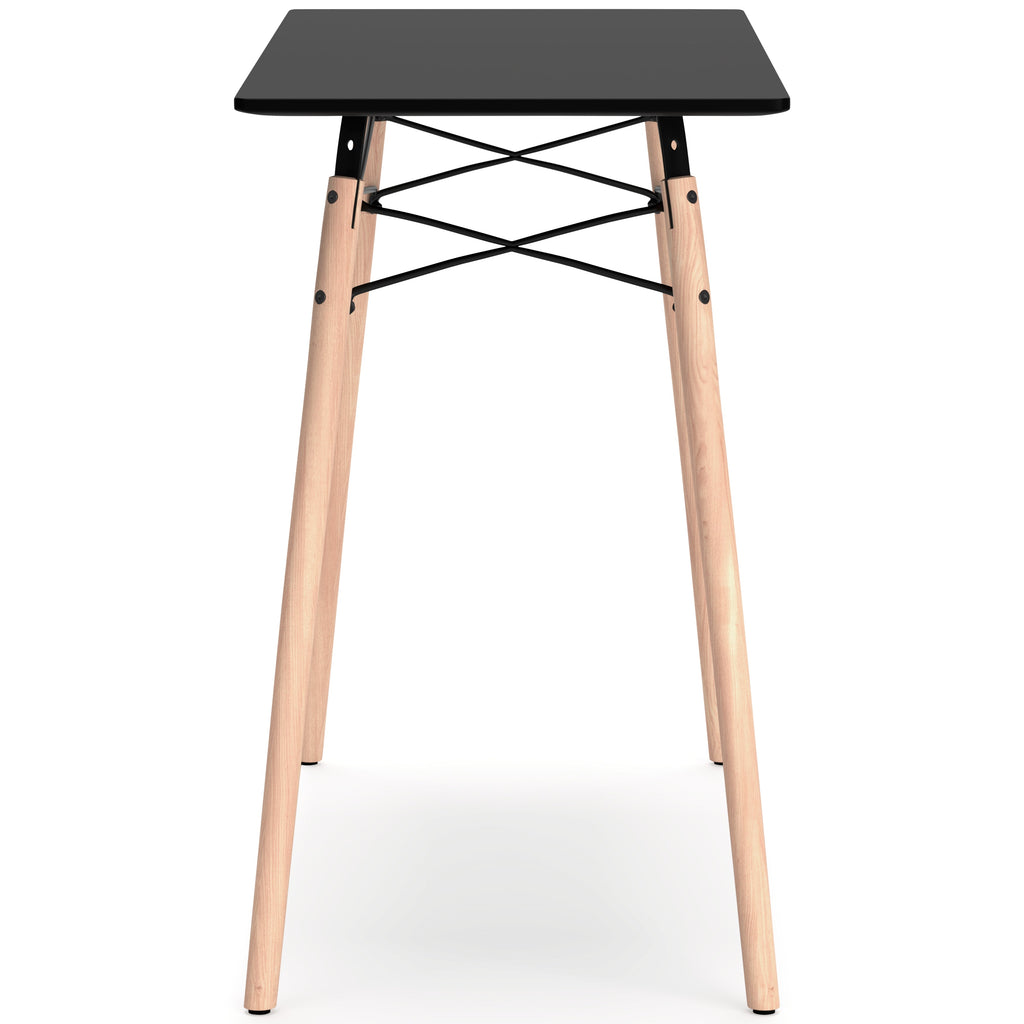 Jaspeni Black/Natural Home Office Desk