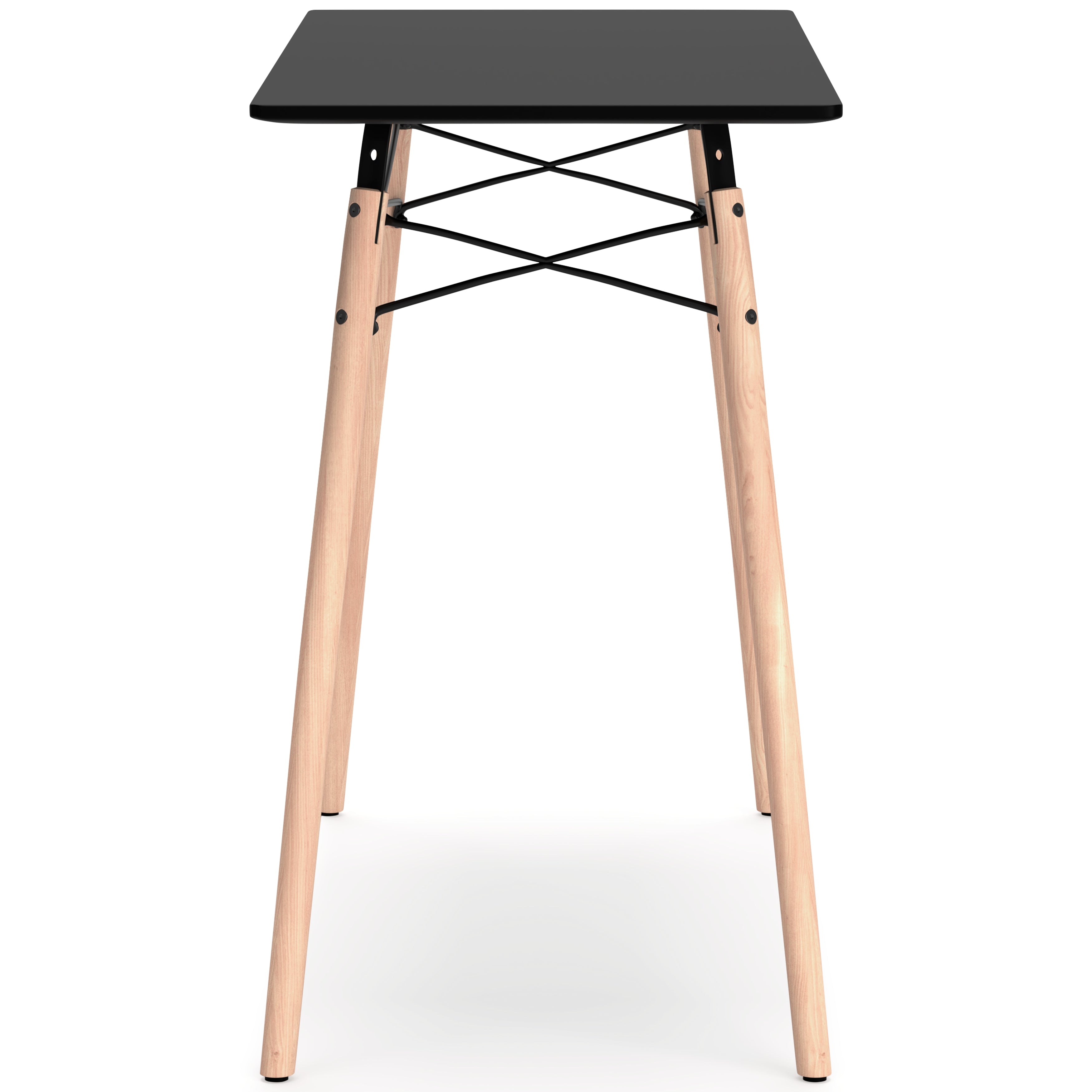 Jaspeni Black/Natural Home Office Desk