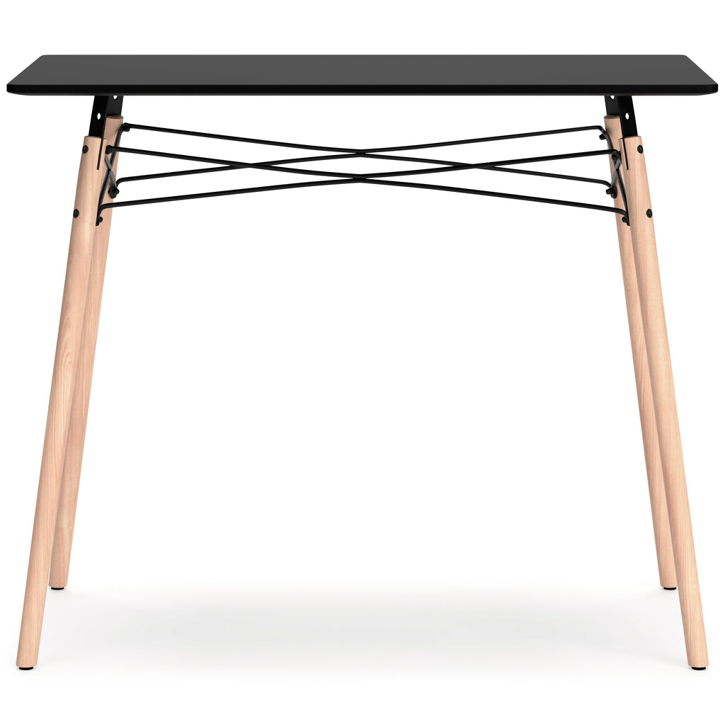 Jaspeni Black/Natural Home Office Desk