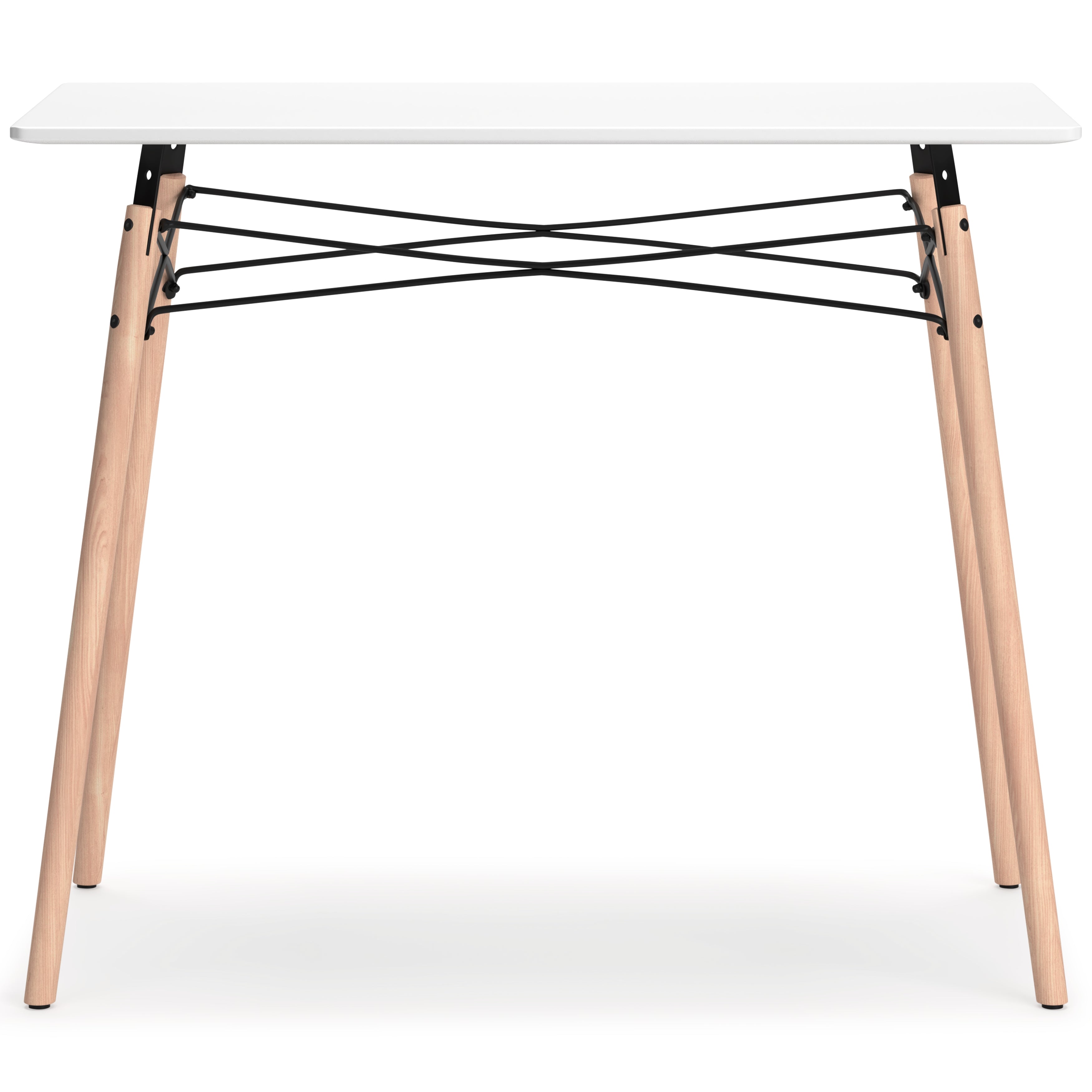 Jaspeni White/Natural Home Office Desk