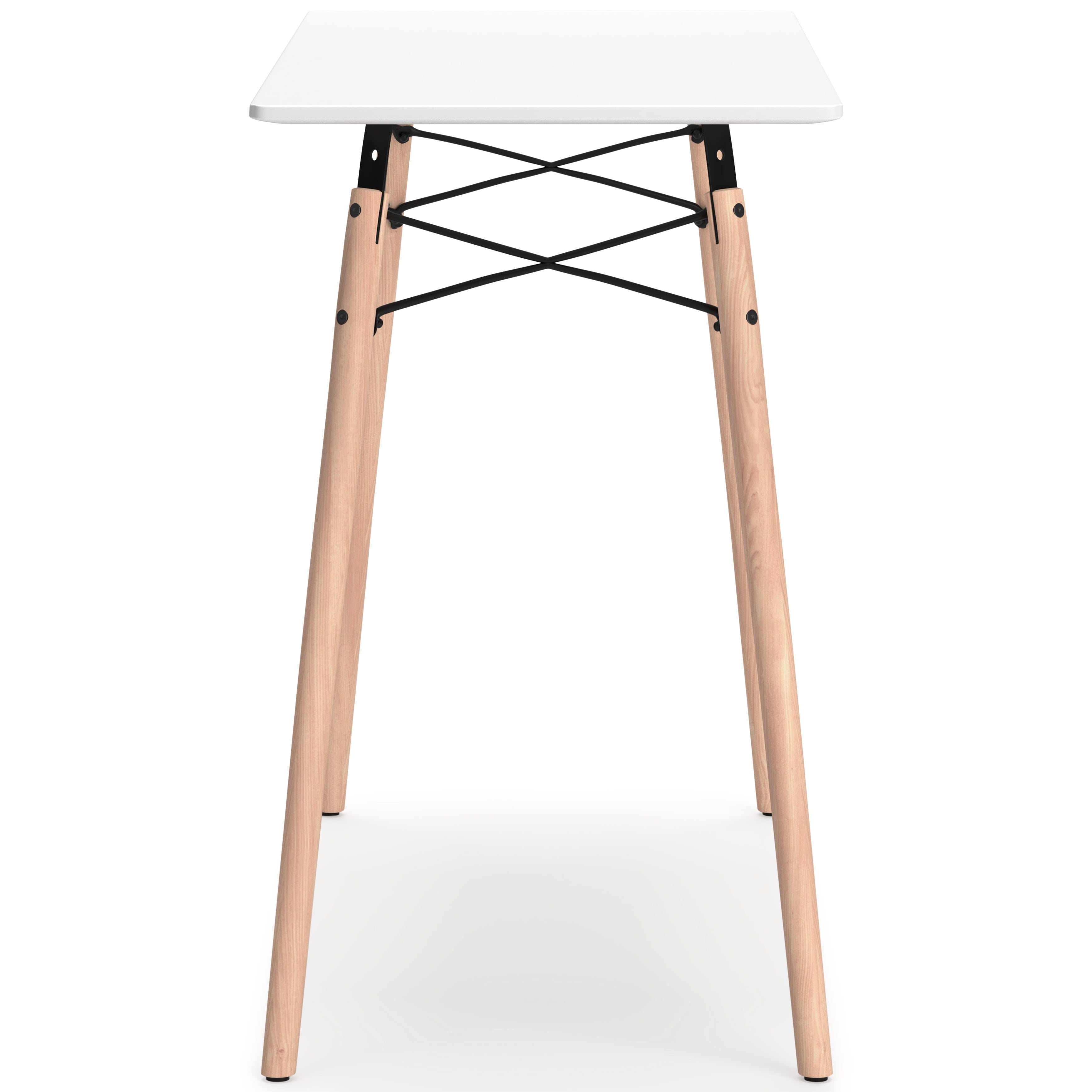 Jaspeni White/Natural Home Office Desk