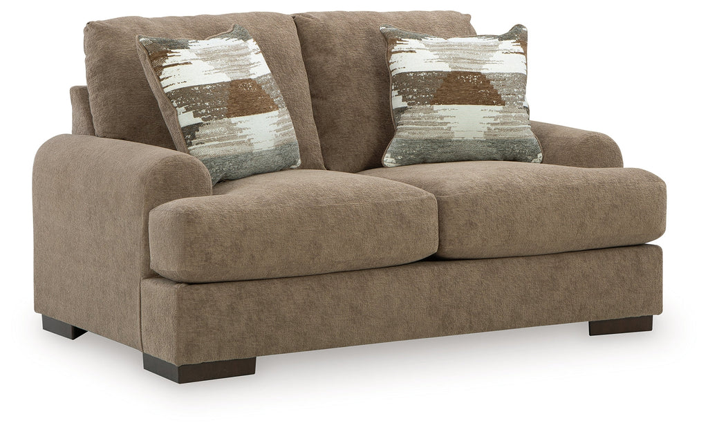 Jayne Park Pecan Loveseat