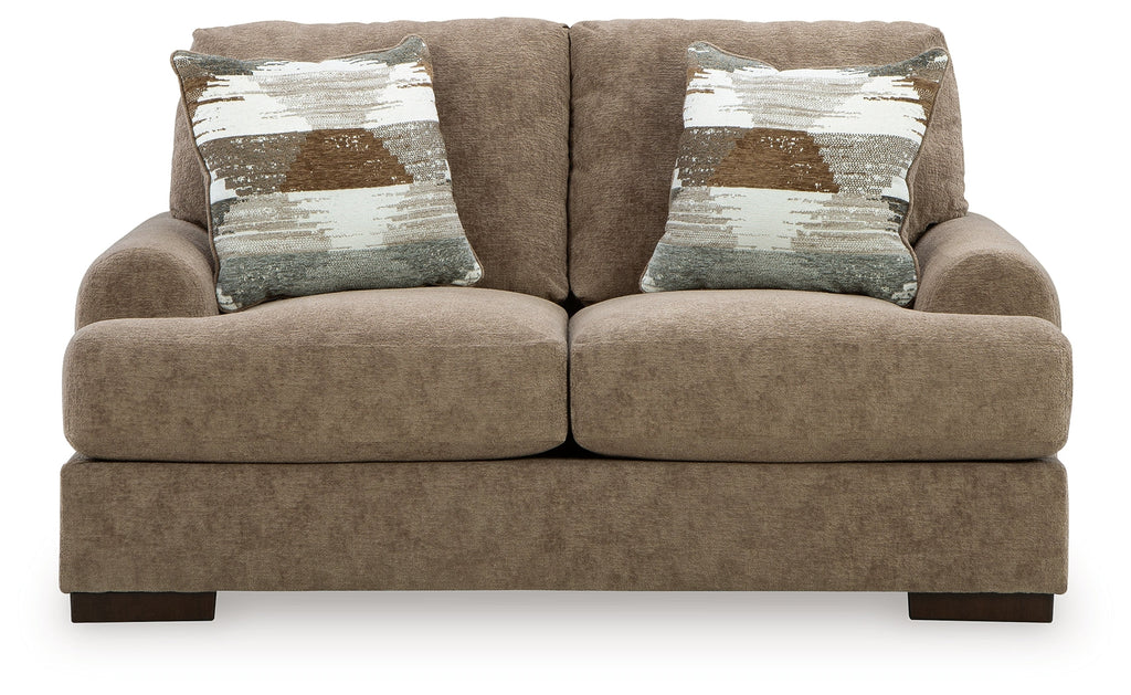 Jayne Park Pecan Loveseat