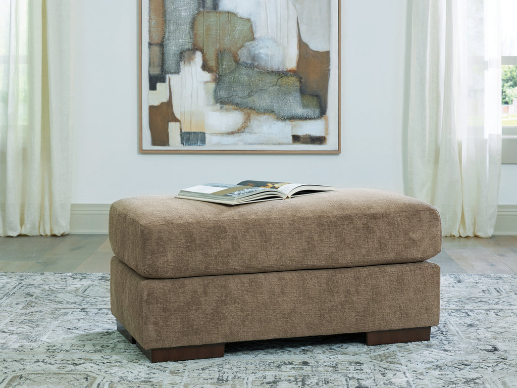 Jayne Park Pecan Ottoman