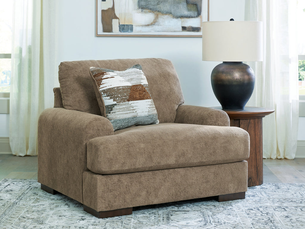 Jayne Park Pecan Oversized Chair