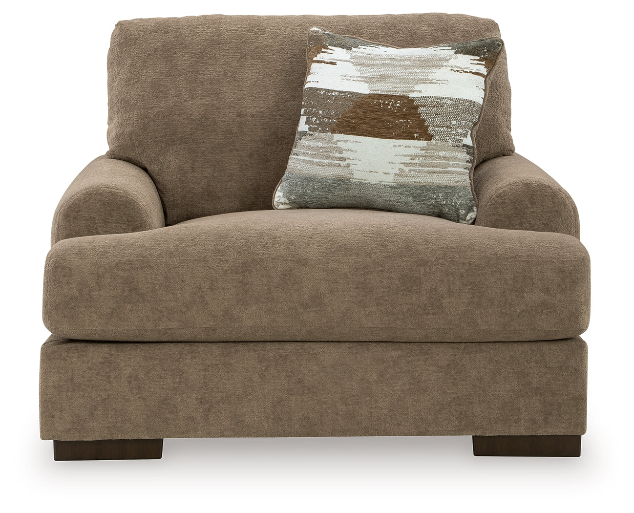 Jayne Park Pecan Oversized Chair
