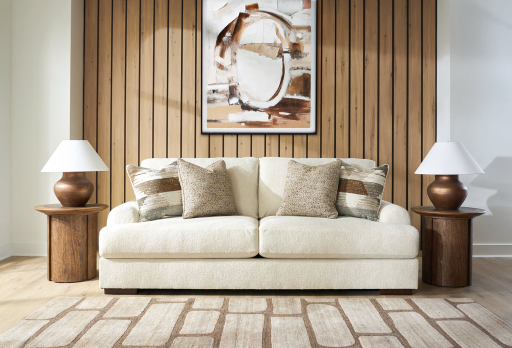 Jayne Park Sand Sofa and Loveseat