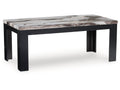 Jazmore Dark Brown Occasional Table Set (Set of 3)