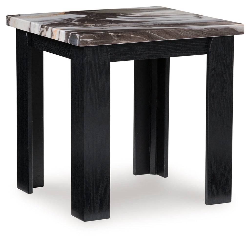 Jazmore Dark Brown Occasional Table Set (Set of 3)