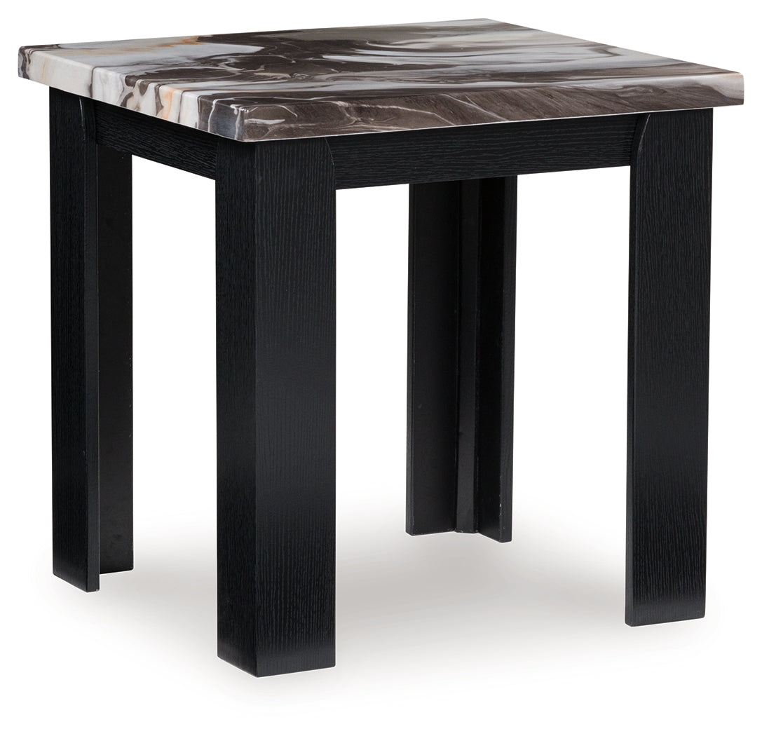 Jazmore Dark Brown Occasional Table Set (Set of 3)