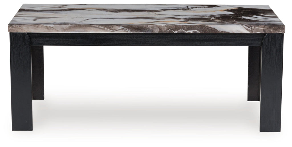 Jazmore Dark Brown Occasional Table Set (Set of 3)