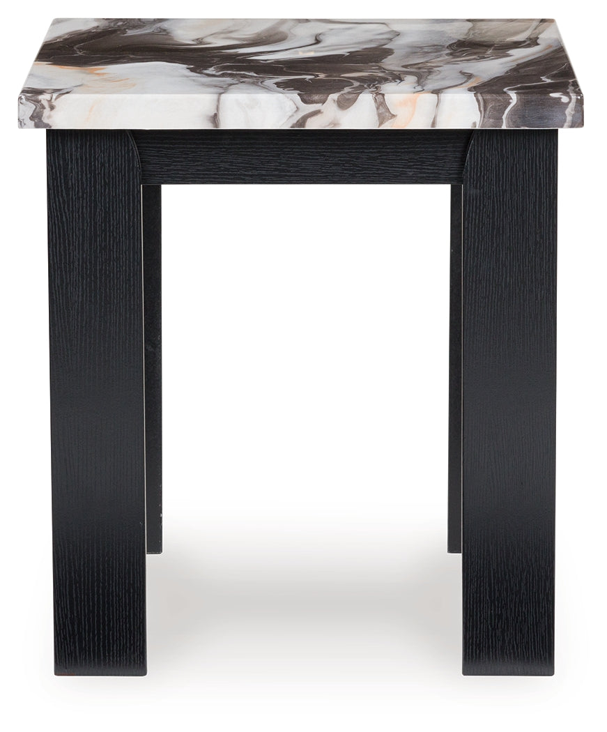 Jazmore Dark Brown Occasional Table Set (Set of 3)