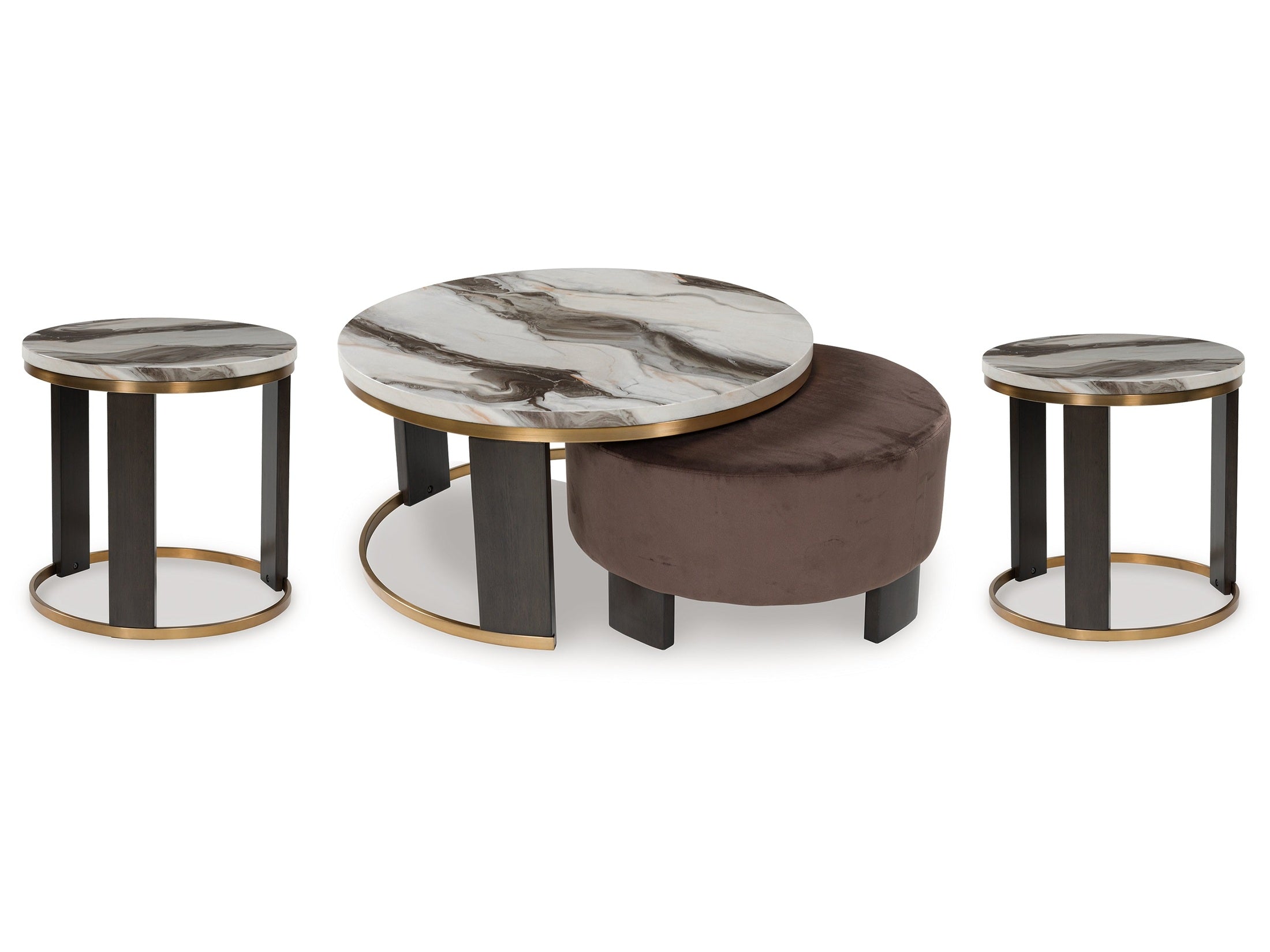 Jazmore Multi Coffee Table and 2 Ends