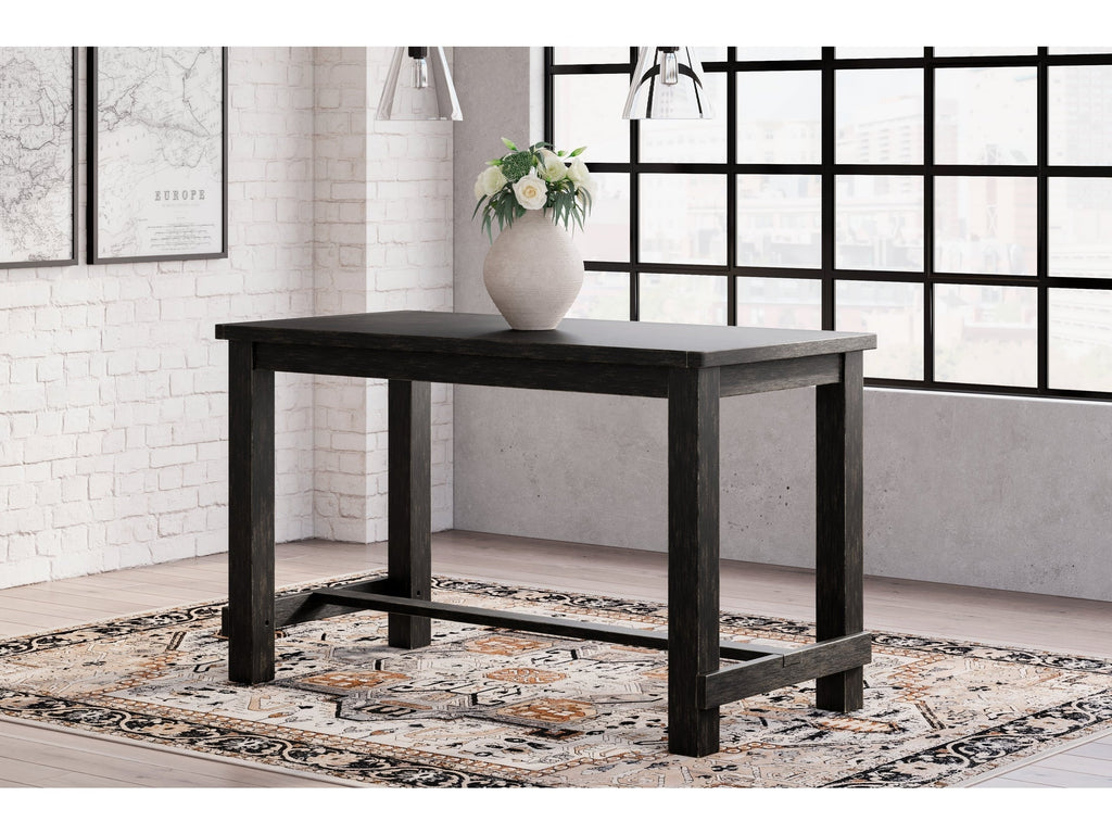 Jeanette Black Counter Height Dining Table
