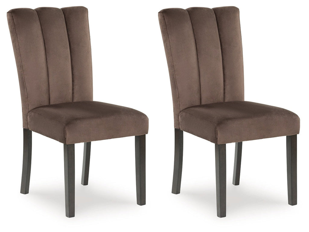 Jeshina Mocha Dining Chair (Set of 2)