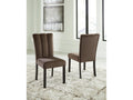 Jeshina Mocha Dining Chair (Set of 2)