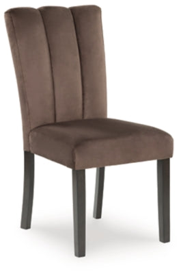 Jeshina Mocha Dining Side Chair (Set of 2)