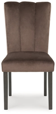 Jeshina Mocha Dining Side Chair (Set of 2)