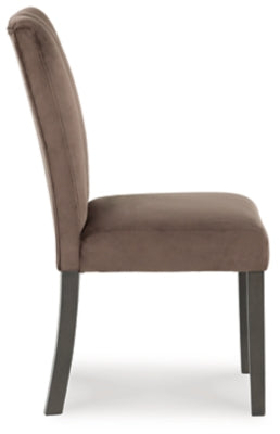 Jeshina Mocha Dining Side Chair (Set of 2)