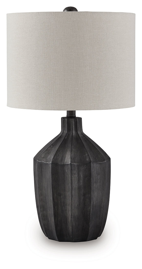 Jilton Black Poly Table Lamp