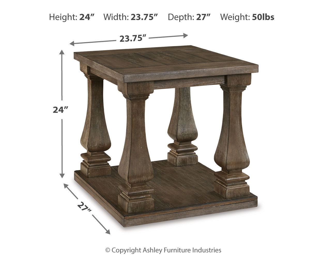 Johnelle Gray Coffee Table, 2 End Tables and Sofa Table