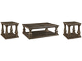 Johnelle Gray Coffee Table and 2 End Tables