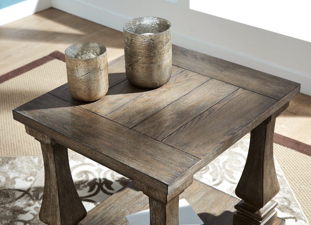 Johnelle Gray Coffee Table and 2 End Tables
