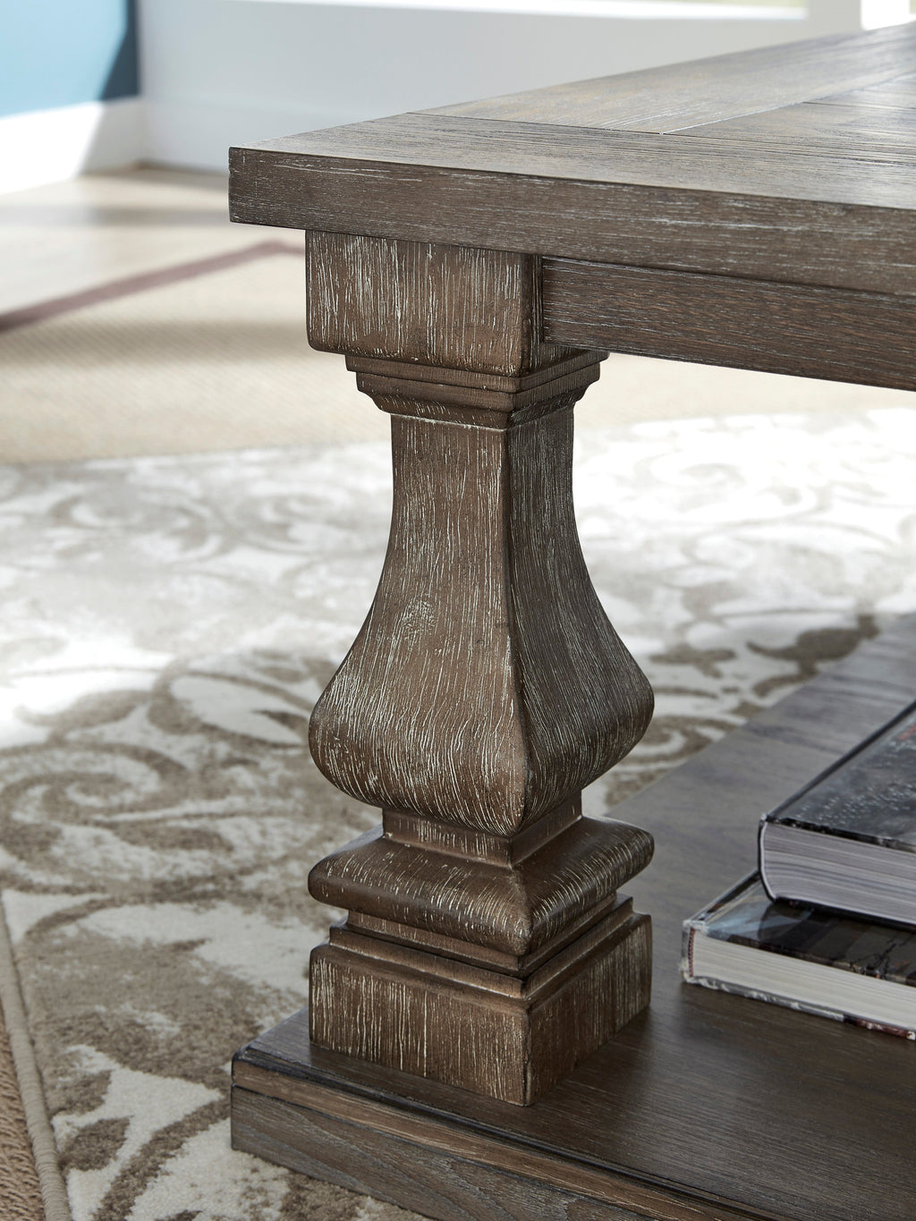 Johnelle Gray Rectangular Cocktail Table