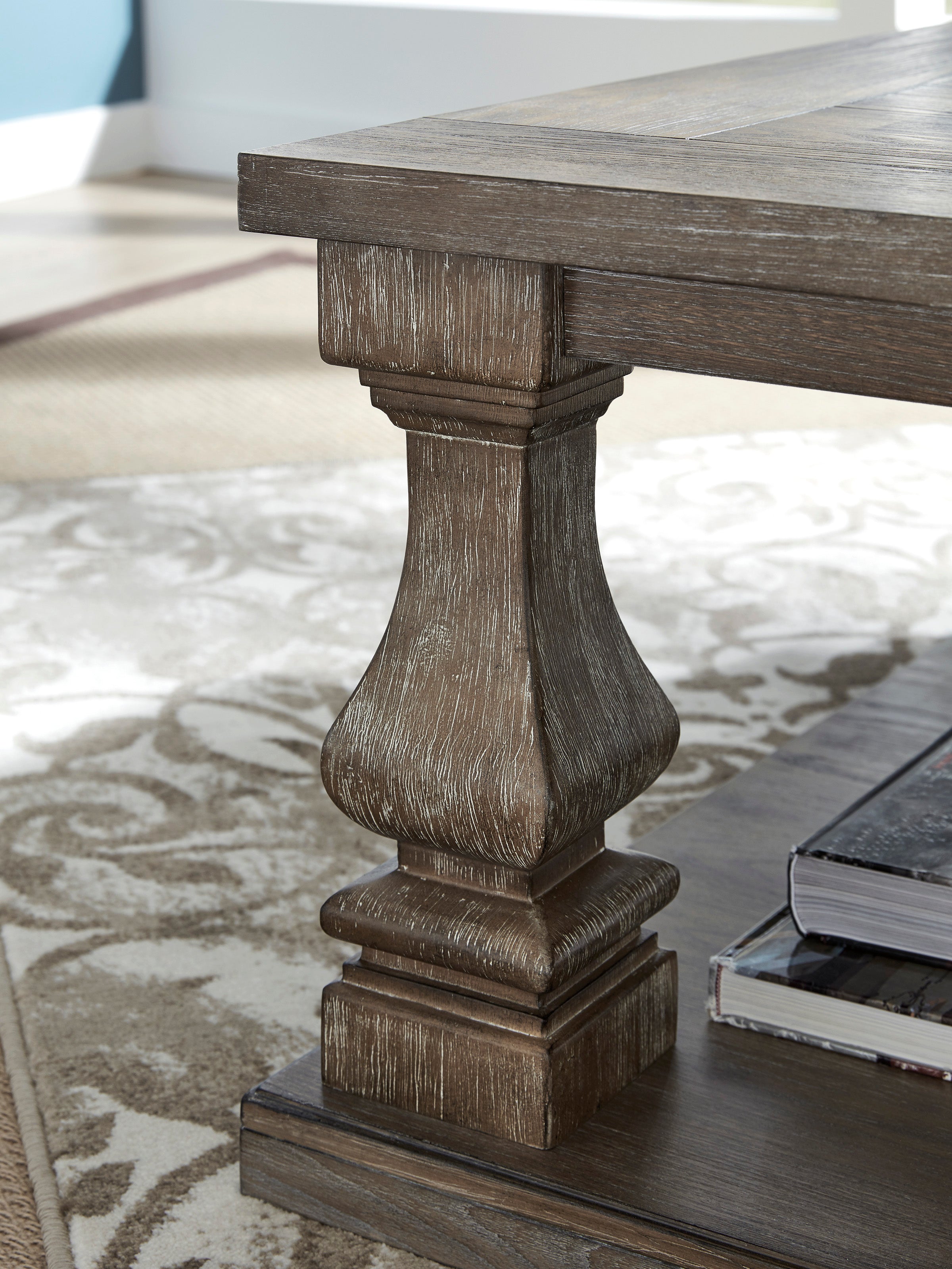 Johnelle Gray Rectangular Cocktail Table