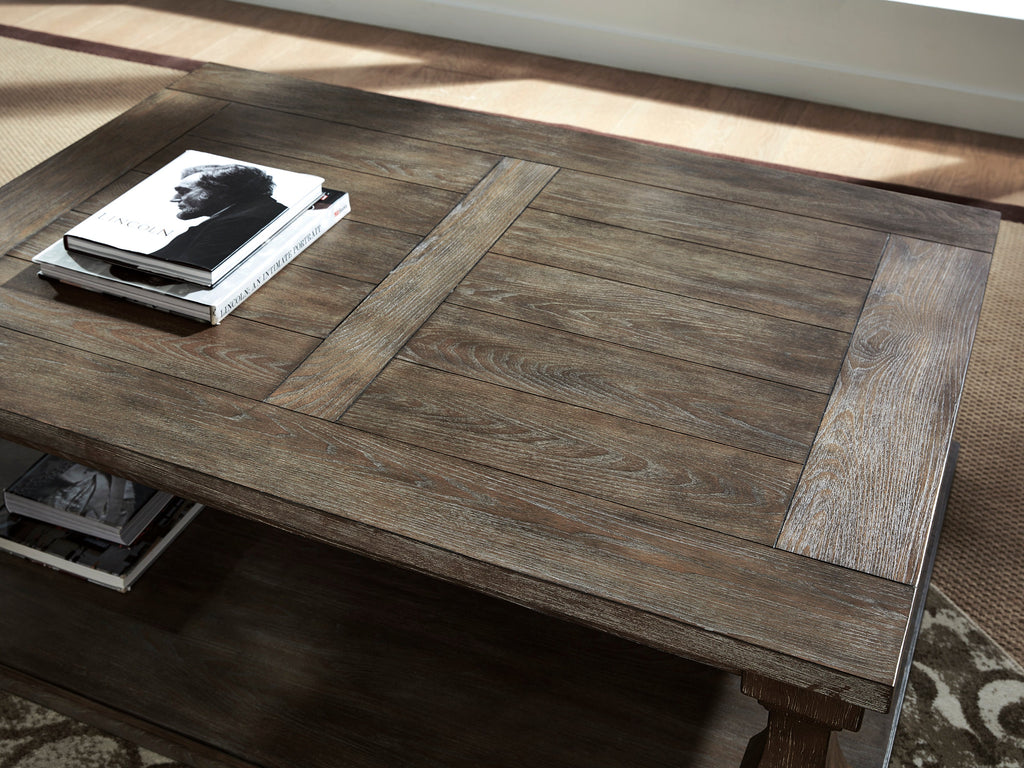 Johnelle Gray Rectangular Cocktail Table