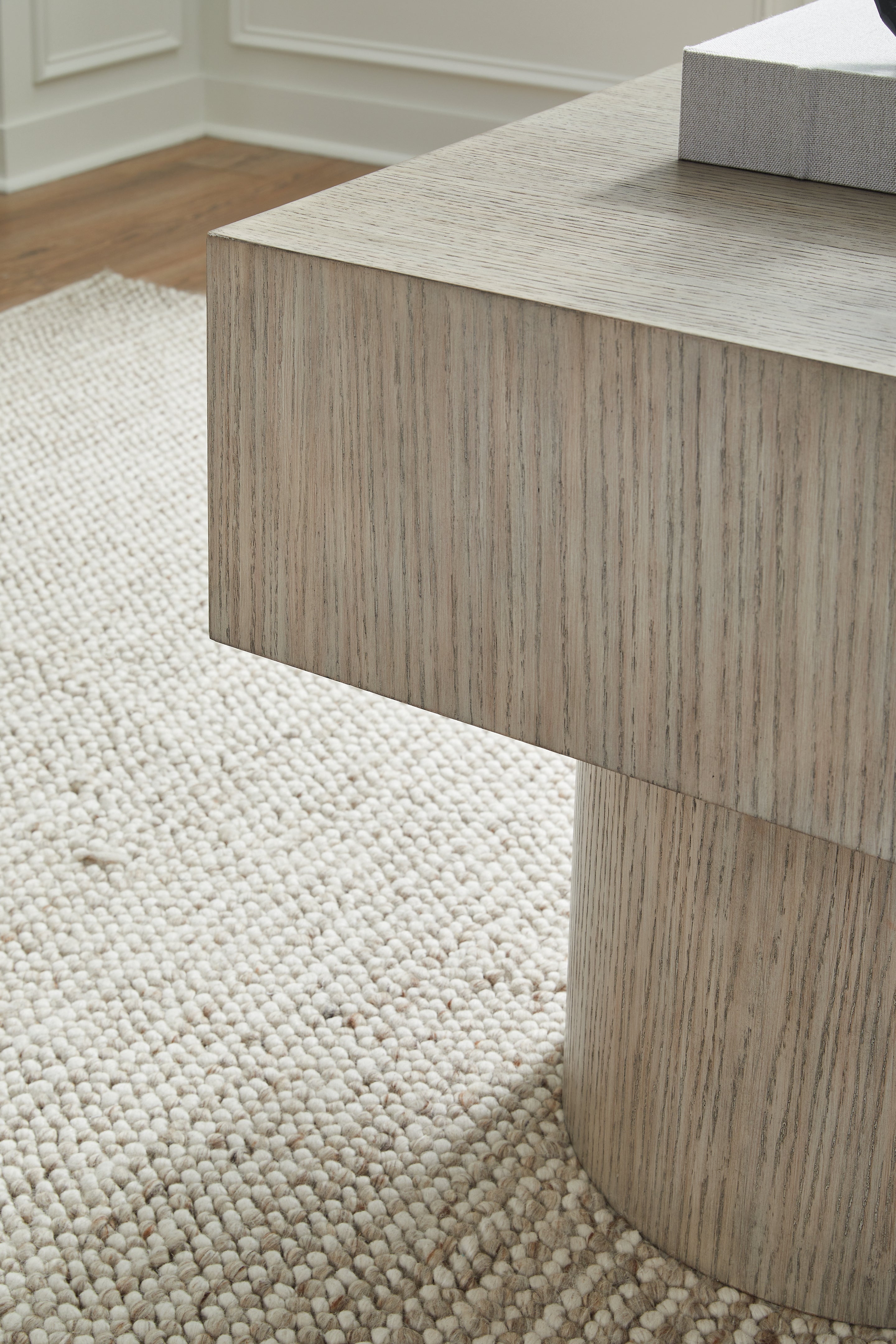 Jorielyn Light Grayish Brown Square End Table