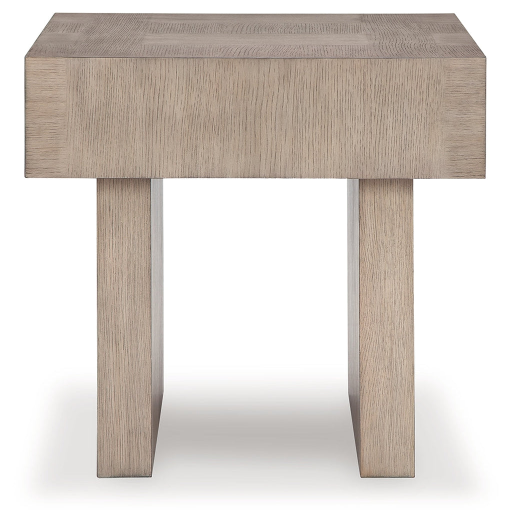 Jorlaina Brown Coffee Table and 2 End Tables