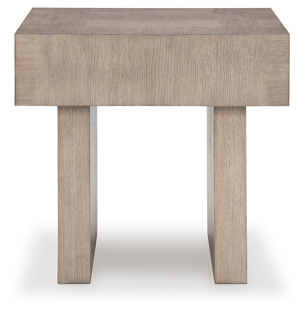 Jorlaina Brown Coffee Table and 2 End Tables