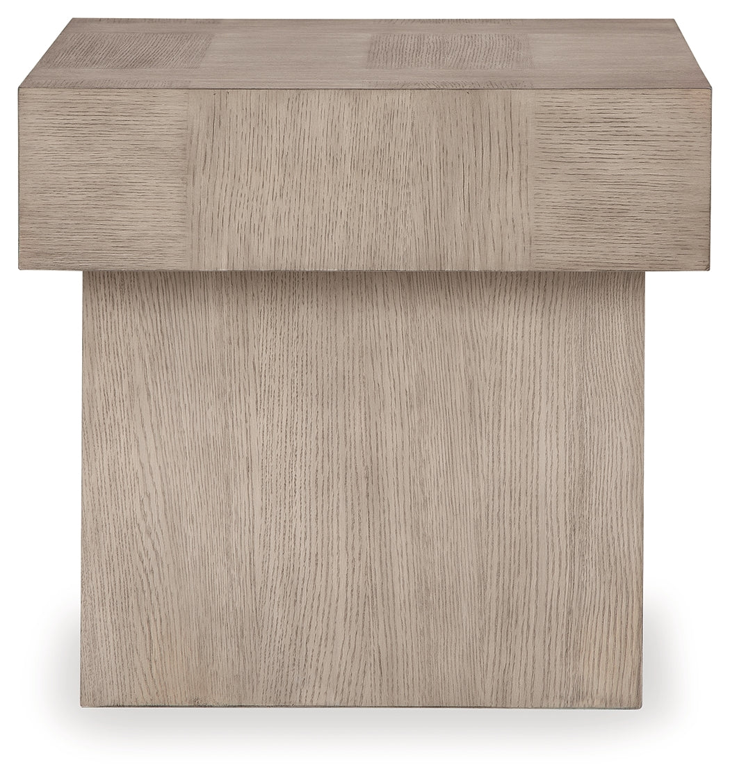 Jorlaina Brown Coffee Table and 2 End Tables