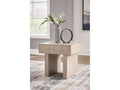 Jorlaina Light Grayish Brown End Table