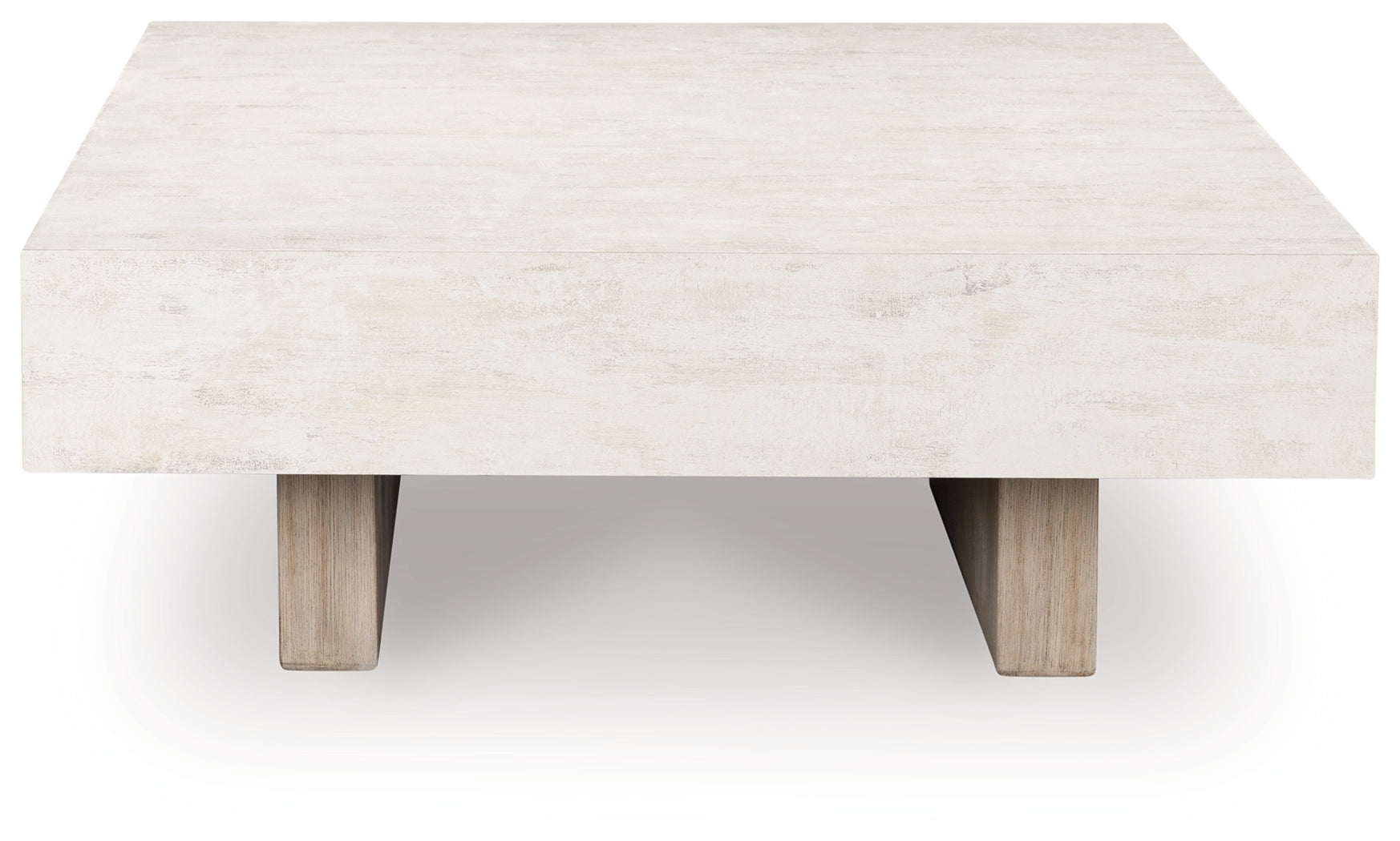 Jorlaina Light Grayish Brown Square Cocktail Table