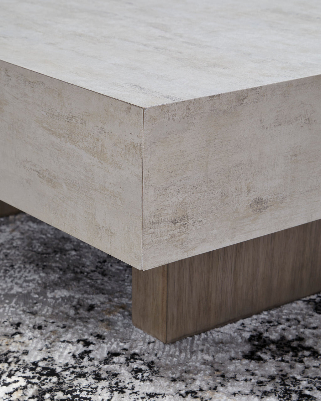 Jorlaina Light Grayish Brown Square Cocktail Table