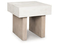 Jorlaina Light Grayish Brown Square End Table