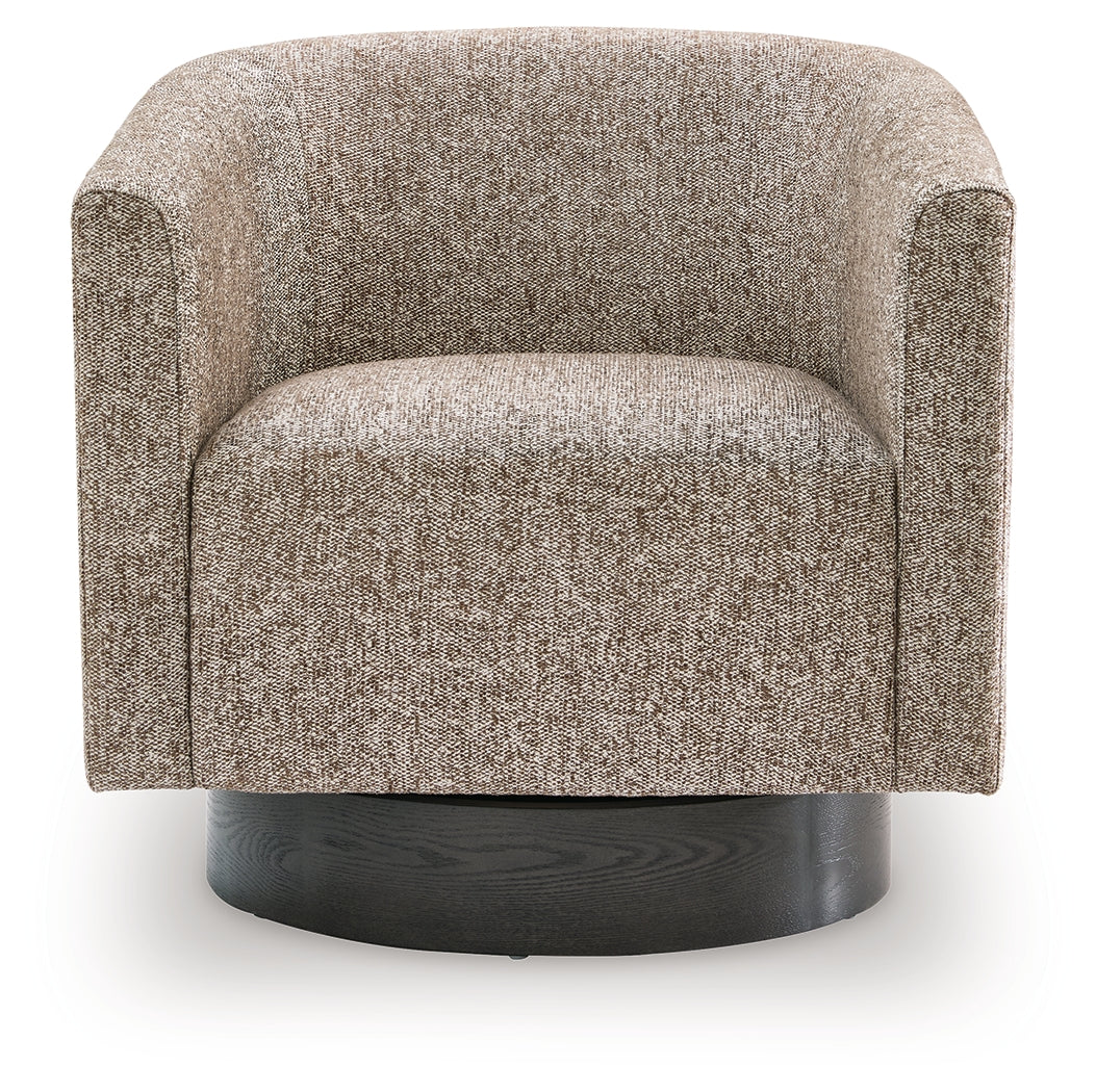 Jorryn Brown Swivel Accent Chair