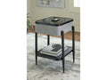 Jorvalee Gray/Black Accent Table