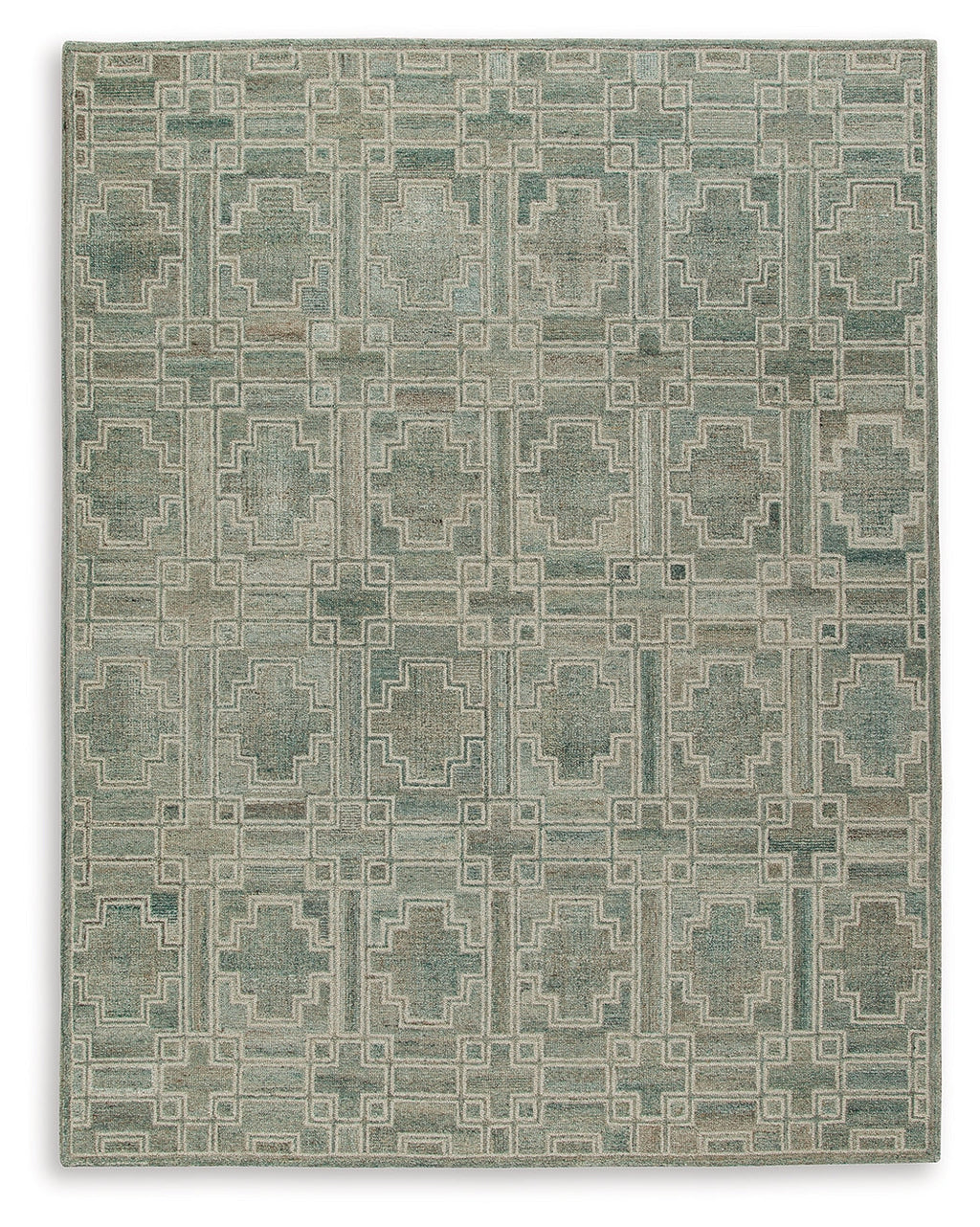 Jossland Green/Ivory Large Rug