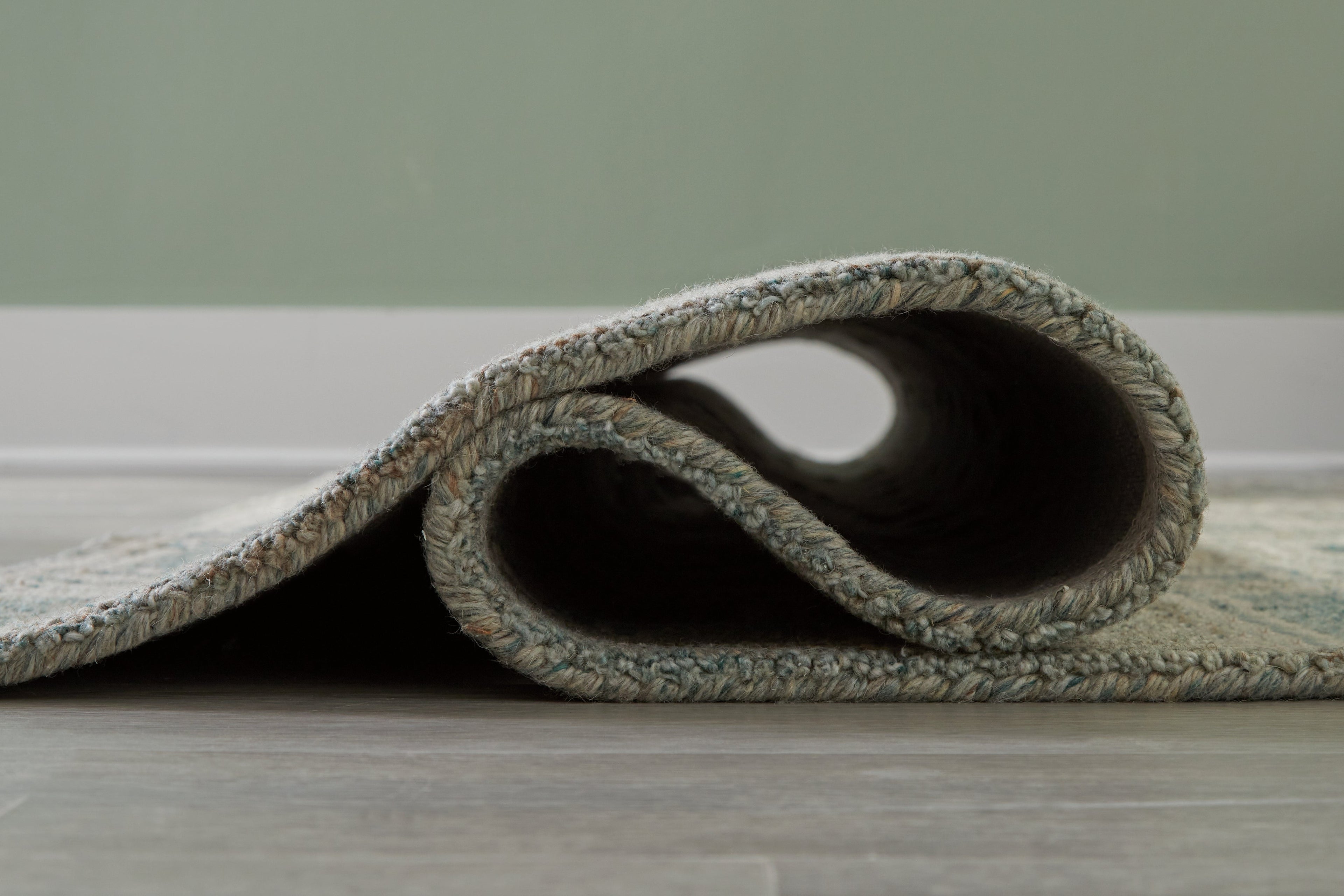 Jossland Green/Ivory Medium Rug