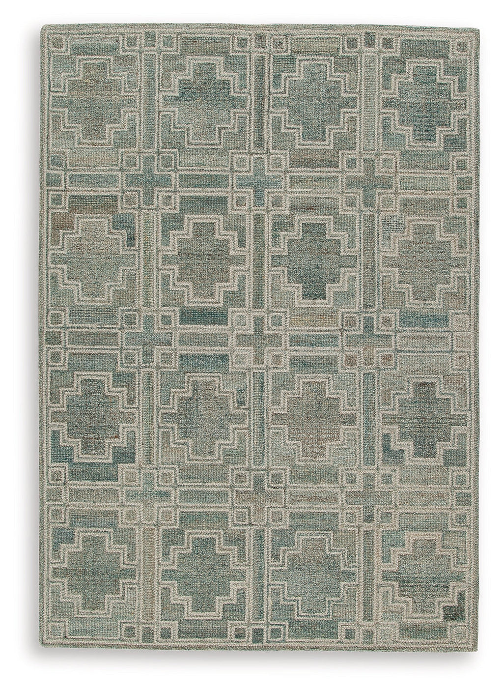 Jossland Green/Ivory Medium Rug